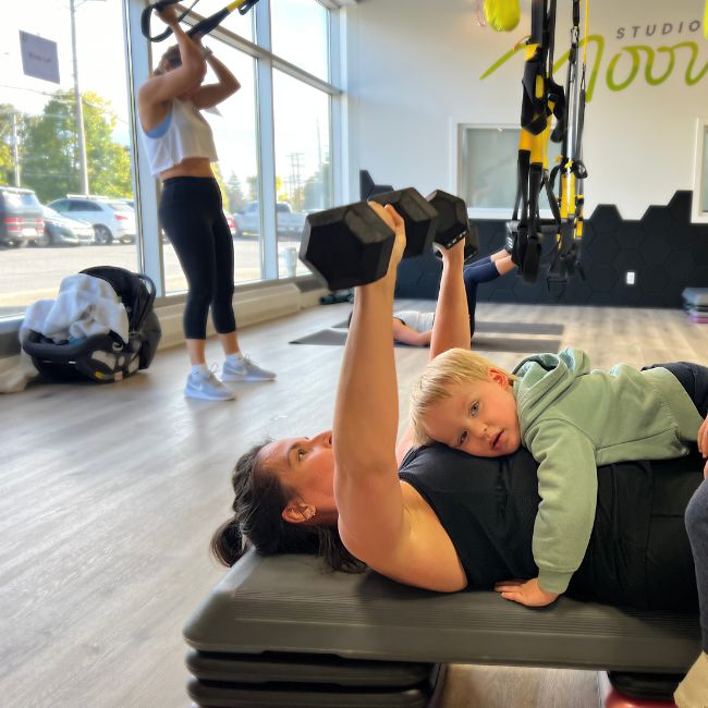 Circuits HIIT maman-bébé