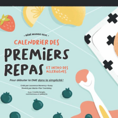 Calendrier des premiers repas